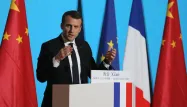 Emmanuel Macron prône un "partage" des "Nouvelles routes de la soie".