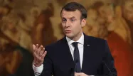Emmanuel Macron est partisan de la solution à deux États.