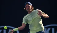 Lucas Pouille, Open d'Australie 2018 crédit : PETER PARKS / AFP - 1280