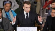 Emmanuel Macron tenait mardi un discours sur la francophonie.