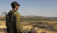 soldat israélien, plateau du Golan crédit : JALAA MAREY / AFP - 1280