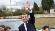 Le président était en déplacement à Loches jeudi.