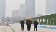 pollution, Chine, Pékin crédit : GREG BAKER / AFP - 1280