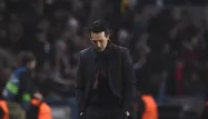 Unai Emery, tête baissée, a peut-être vécu son dernier match européen avec le Paris Saint-Germain mardi.