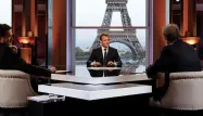 L'interview télévisée du président de la République, diffusée dimanche soir sur BFMTV, a été suivie par 3,8 millions de téléspectateurs.