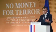 Emmanuel Macron s'exprimait devant quelque 80 ministres lors de la conférence "No money for terror" sur le financement du terrorisme.