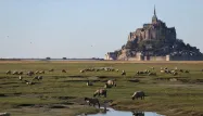 Le Mont-Saint-Michel avait dû être évacué dimanche.