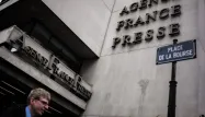 Les bureaux de l'Agence France-Presse à Paris, place de la Bourse.
