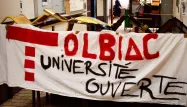 La faculté de Tolbiac est occupée par les étudiants grévistes depuis la fin du mois de mars.