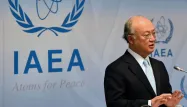 L'AIEA (ici son directeur général Yukiya Amano) a indiqué jeudi que l'Iran respectait l'accord de 2015.