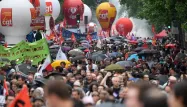La manifestation du 26 mai permettra à la CGT de défiler aux côtés de partis politiques. Photo d'illustration.