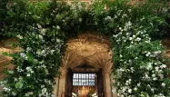 fleurs, mariage princier crédit : DANNY LAWSON / POOL / AFP - 1280