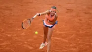 Kristina Mladenovic s'est inclinée dès son entrée en lice à Roland-Garros, lundi, face à Andrea Petkovic.