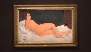 nu couché, Modigliani, vente Sotheby's, 2018  crédit : HECTOR RETAMAL / AFP - 1280