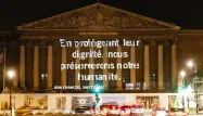 migrants, assemblée nationale, amnesty international crédit : GEOFFROY VAN DER HASSELT / AFP - 1280