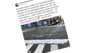 LGBT, passage piéton crédit : Capture d'écran Twitter Yohann Roszéwitch - 1280