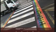 passages piétons LGBT, Paris, crédit : capture d'écran Twitter / Christine Rougemont - 1280