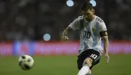 "Cela dépend de jusqu'où nous allons aller, de comment nous allons finir", a répondu Lionel Messi, interrogé sur son avenir en sélection argentine (photo d'archives).