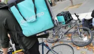 Deliveroo crédit : JACQUES DEMARTHON / AFP - 1280