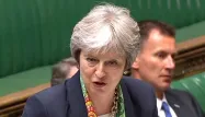 Theresa May crédit : HO / PRU / AFP - 1280