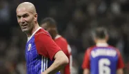 Zinédine Zidane a prouvé mardi soir aux 30.000 spectateurs de la U Arena qu'il avait encore de beaux restes, à 45 ans.