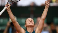 Simona Halep a remporté sa confrontation en un peu moins d'une heure.