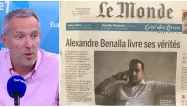 Gérard Davet est l'un des trois journalistes du "Monde" à avoir interviewé Alexandre Benalla, mercredi à Paris.