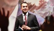 Le leader du Mouvement 5 étoiles, Luigi Di Maio, a célébré sa victoire aux élections à Pomigliano d'Arco, son village natal, en mars dernier.