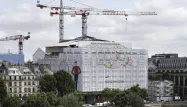 Le braqueur armé s'est retranché sur le chantier de la Samaritaine, dans le centre de Paris.