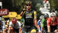 Dylan Groenewegen a remporté deux étapes de suite dans le Tour de France 2018.