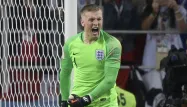 La joie de Jordan Pickford contre la Colombie.