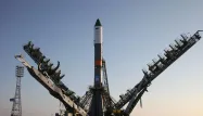 Progress MS-04, Baikonour crédit : ROSCOSMOS SPACE AGENCY / AFP - 1280