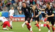 La joie de Mandzukic, auteur de l'égalisation contre le Danemark.