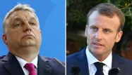 Viktor Orban, Emmanuel Macron, AFP 1280