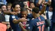 Le tiercé gagnant pour le PSG avec, dans l'ordre des buteurs : Edinson Cavani, Kylian Mbappé et Neymar