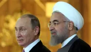 Vladimir Poutine et Hassan Rohani.