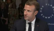 Emmanuel Macron a accordé une interview d'un peu plus de 12 minutes sur Bloomberg TV mercredi soir.