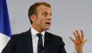 Emmanuel Macron, plan pauvreté crédit : MICHEL EULER / POOL / AFP - 1280