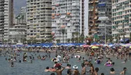 En juillet, l'Espagne a reçu 2,2 millions de visiteurs étrangers, soit 4,9% de moins qu'un an auparavant.