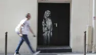 Une oeuvre en Espagne attribuée à l'artiste Banksy n'est pas de lui
