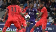 Gradel (au centre) et Toulouse n'ont pas réussi à battre Nice.