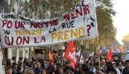 Les manifestants voulaient protester contre la politique d'Emmanuel Macron.