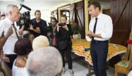 Emmanuel Macron, Saint-Martin, Eliot BLONDET / AFP / POOL 1280