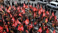 CGT, manifestation, Beaugrenelle crédit : BERTRAND GUAY / AFP - 1280