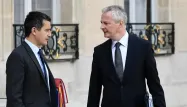 Gérald Darmanin, Bruno Le Maire crédit : PHILIPPE LOPEZ / AFP - 1280