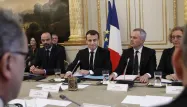 Emmanuel Macron s'exprimera depuis l'Elysée, lundi soir.