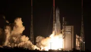 Il s'agissait du dernier lancement d'Ariane 5 de l'année 2018. (image d'archives)