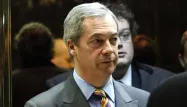 Nigel Farage Trump Tower crédit : KENA BETANCUR / AFP - 1280