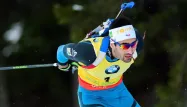 Martin Fourcade n'a terminé qu'à la 5ème place de la mass start des mondiaux de biathlon, dimanche.