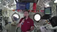 L'astronaute européen séjourne dans l'ISS depuis le 20 novembre.